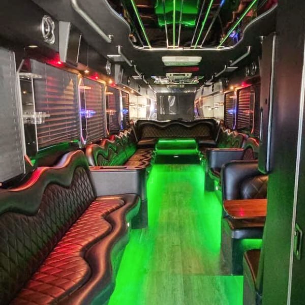 VIP Bus 28 Inside Lighting (Green Theme)