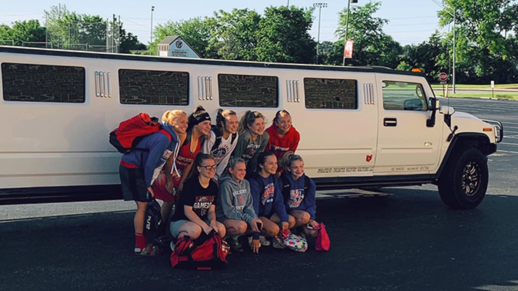 Hummer 1 with Girl's Sports Team